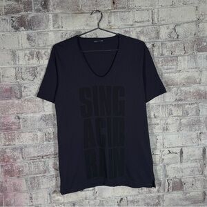 Lad Musician SS03 Japanese Archive LGB Blue/Purple Faded Grunge Punk T Shirt